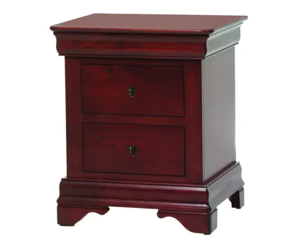 Louis Phillipe 2 Drawer Nightstand