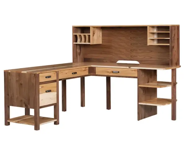 Wakefield L-Desk And Hutch