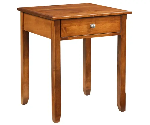 New Salem Bedside Table with One Drawer