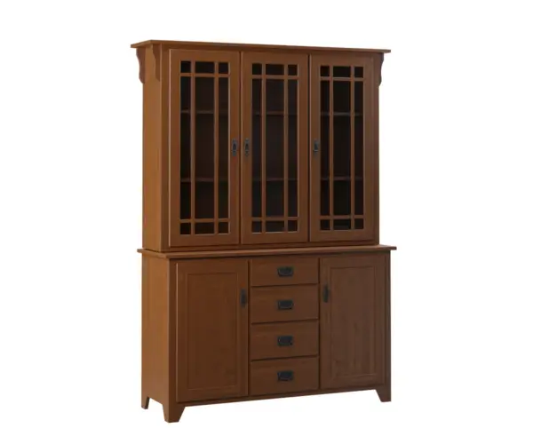 Burkholder Mission Three Door Hutch