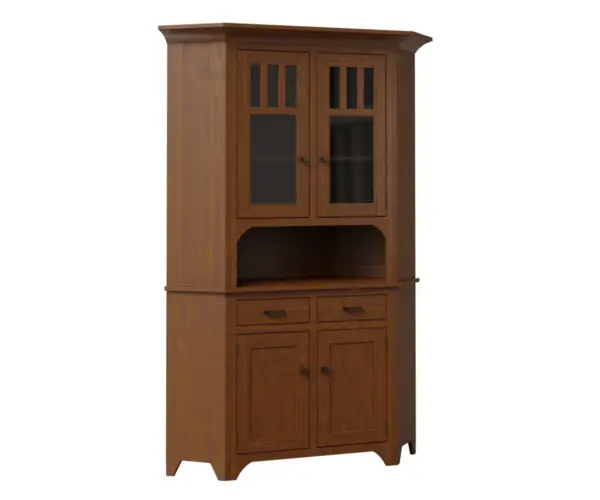 Old World Mission 38" Corner Hutch