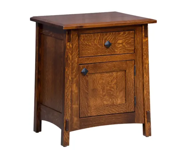McCoy 1 Drawer 1 Door Nightstand