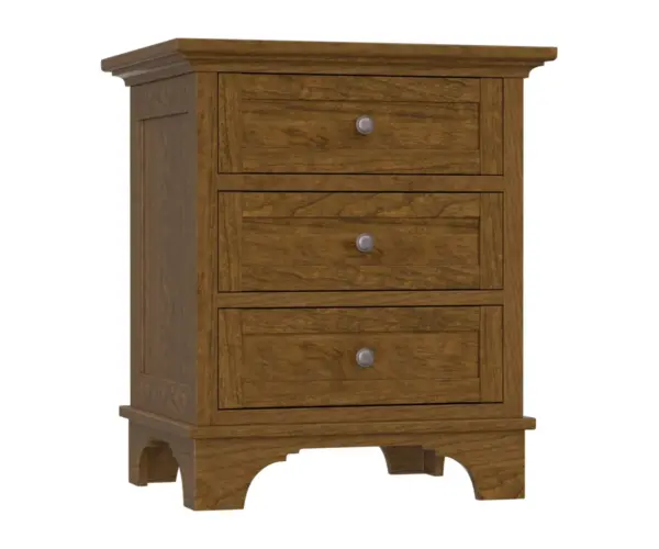 Arlington 3 Drawer Nightstand