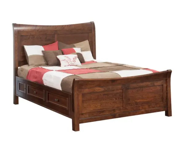 Arlington Bed with Side Storage