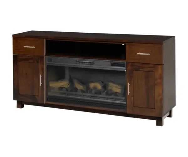 La-Salle Urban Fire Box TV Stand - 80"
