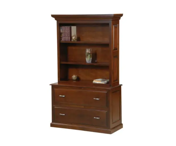 Newport Lateral File Cabinet with Bookcase