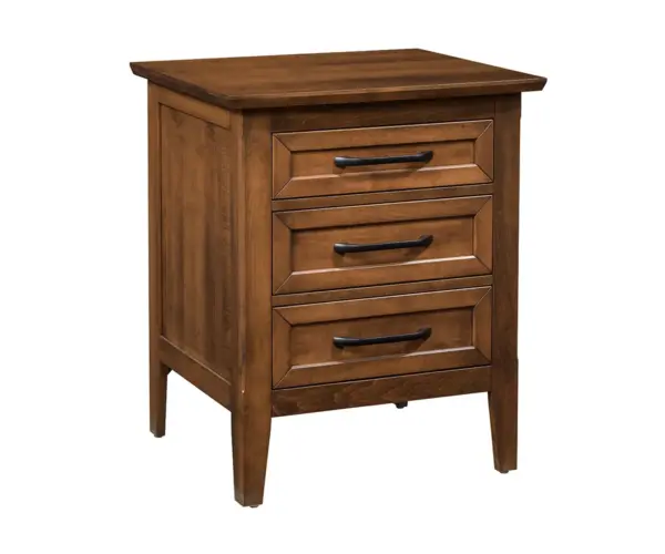 Glenwood Three Drawer Nightstand