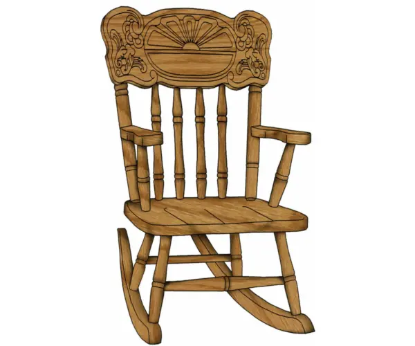 Child's Sunrise Rocker