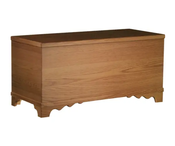 Plain Flat Top Blanket Chest