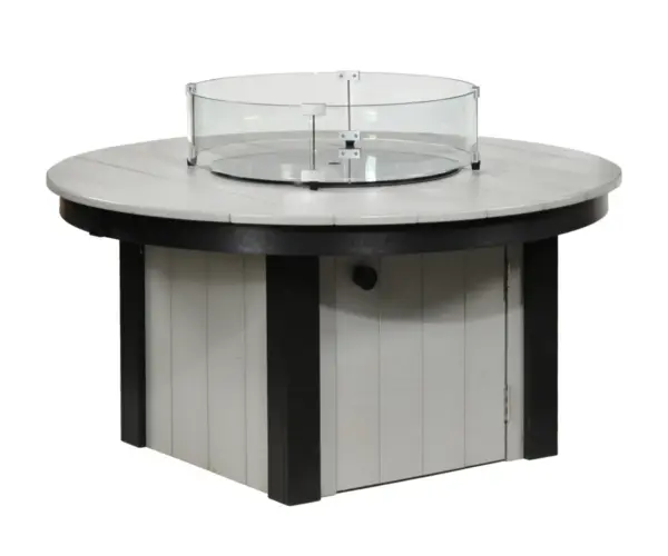 Lina 48" Round Fire Pit Conversation Height - 24"H