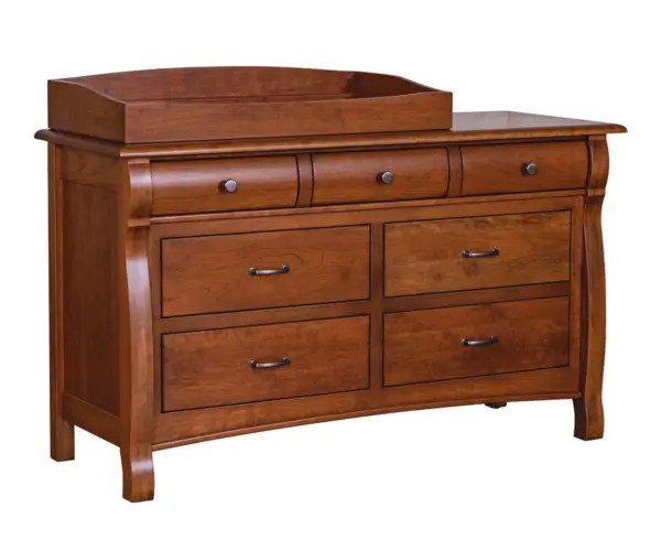 Castlebury 7 Drawer Dresser With Changing Box Top Option