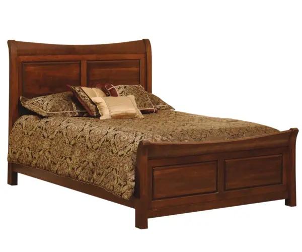 Bevel Panel Sleigh Bed
