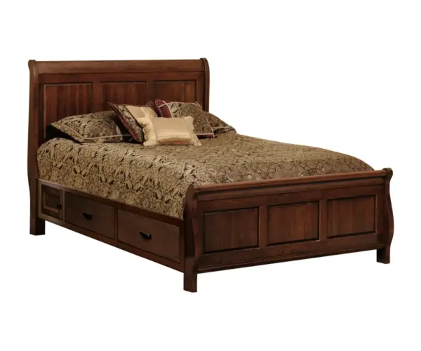 Jamestown Bed with Side Storage