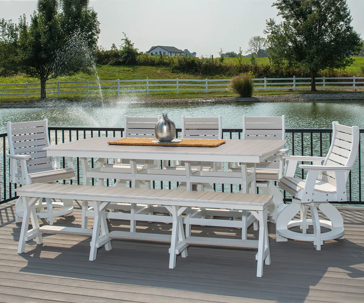 Trellis 96" Balcony Bench - Image 2