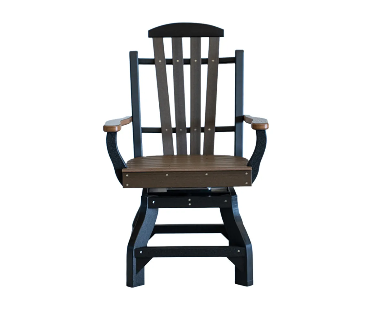 Modern Bentstyle Dining Swivel Chair - Image 2