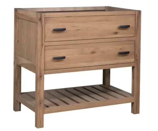 Open Shelf Vanity