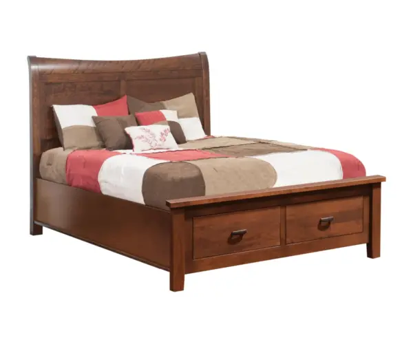Arlington Bed with Footboard Storage