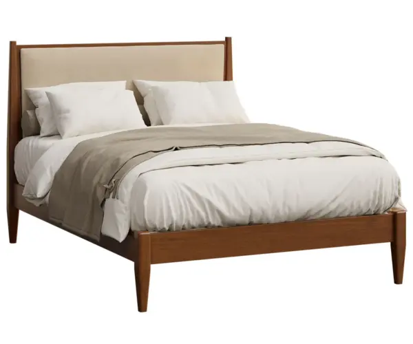 Nantucket Bed with Fabric Headboard