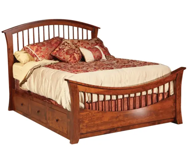 Rainbow Spindle Bed