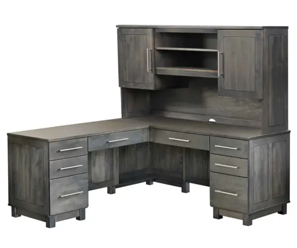 La-Salle Urban L-Desk With Hutch