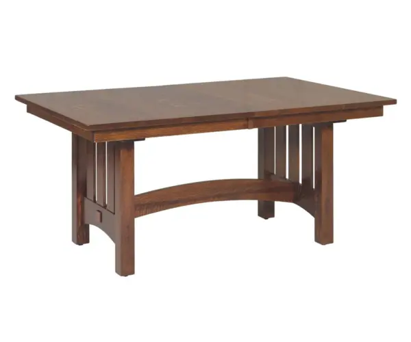 Windsor Mission Double Pedestal Table
