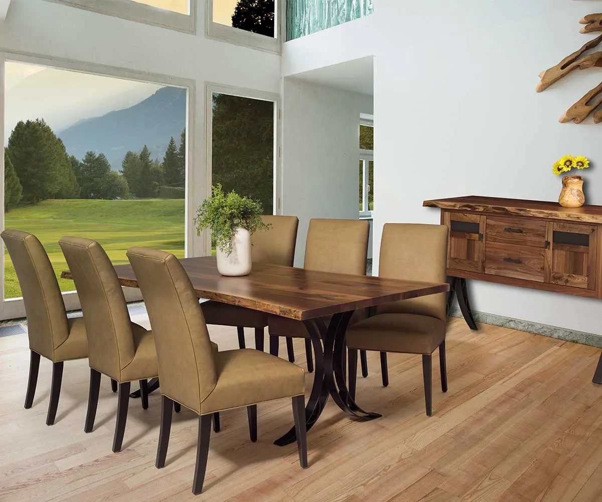 Live Edge Bench with U Base - Image 2