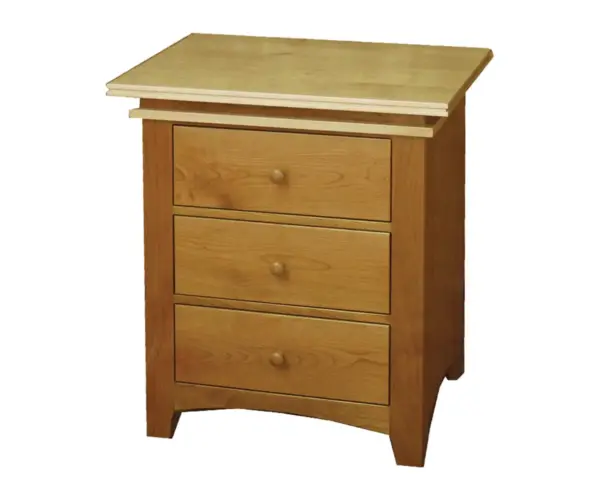 Maple Creek 3 Drawer Nightstand