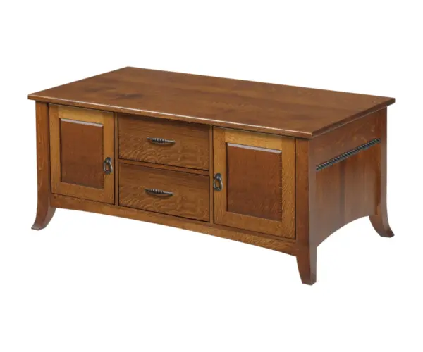 Cranberry Enclosed Coffee Table