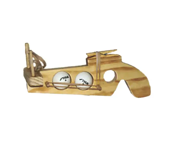 Toy Ping Pong Gun - 2 Ball