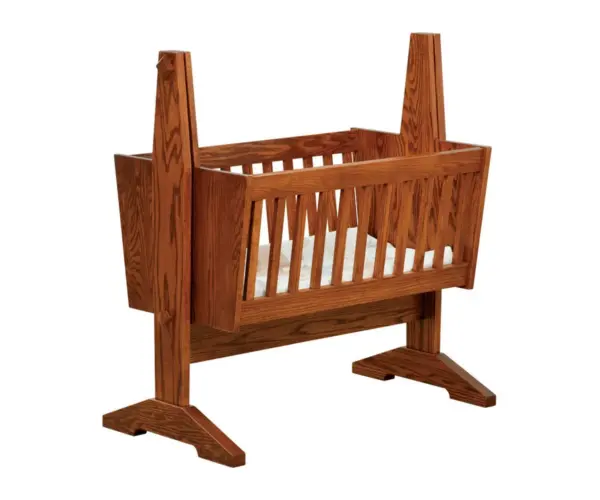 Mission Baby Cradle With Cradle Pad