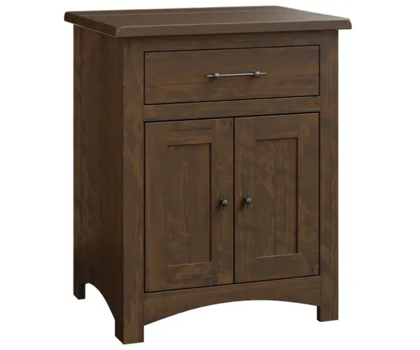 Barn Floor 2 Door Nightstand