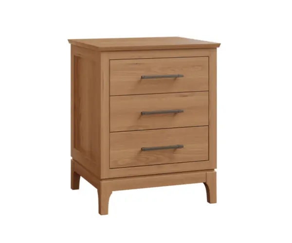 Boulder Creek 3 Drawer Nightstand