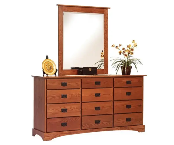 Old English Mission 72" Dresser