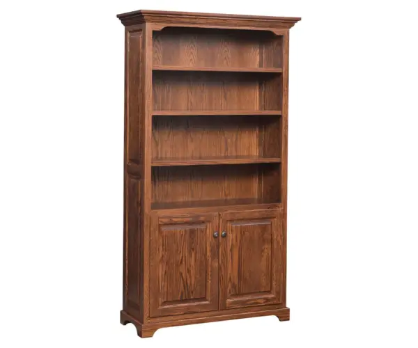 Kingston 72" Bookcase with Bottom Doors