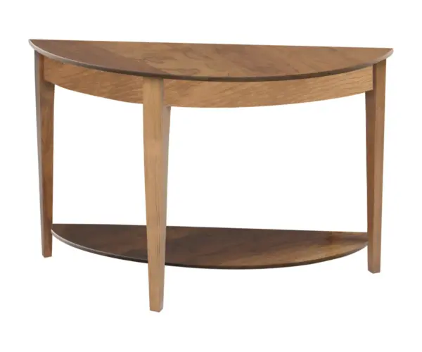 Woodland Shaker Half Round Hall Table