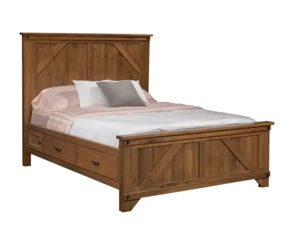 Cambridge Bed with Side Storage