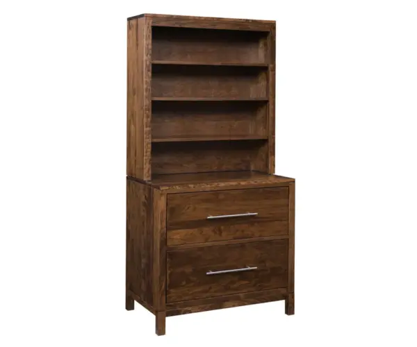 Vienna Lateral File Cabinet with Bookshelf Top
