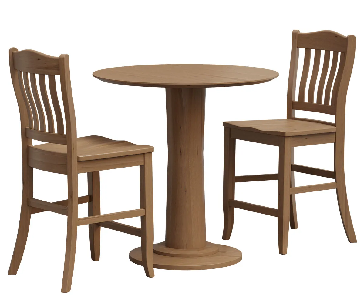 Messner 30" Stationary Bar Chair - Image 2