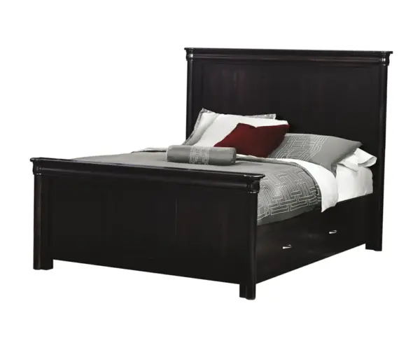 Highland Ridge Bed with Storage Rails