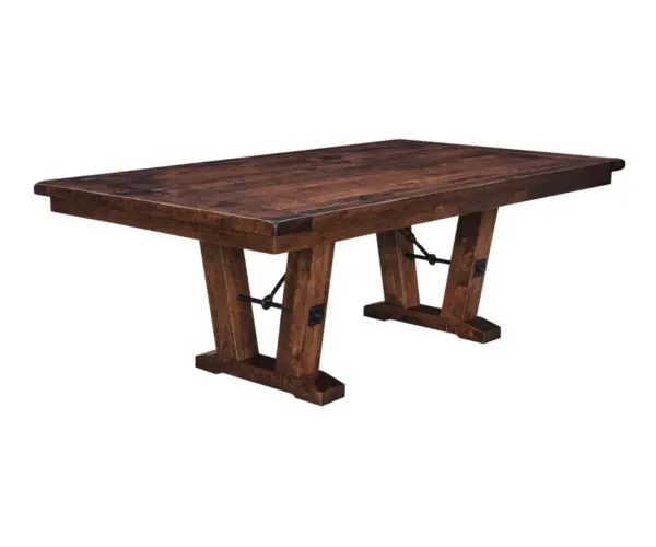 Wilkins Double Pedestal Table
