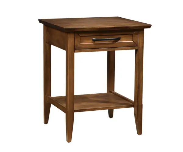 Glenwood Bedside Table with Shelf