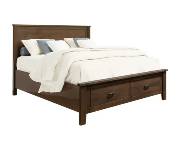 Boulder Creek Bed with Footboard Storage