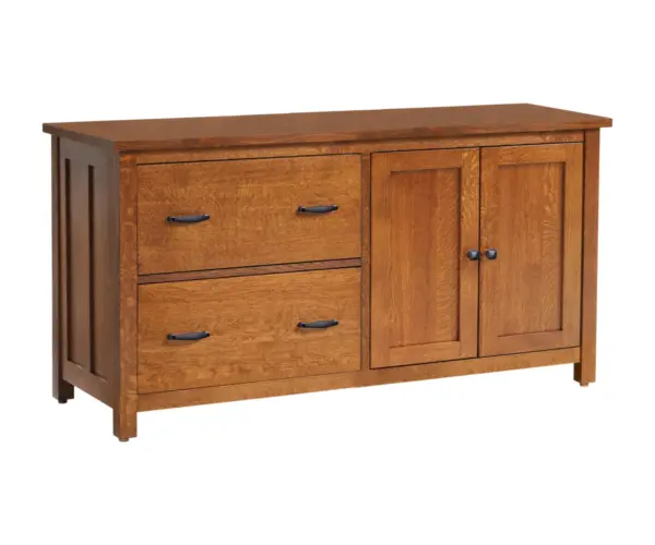 Coventry Mission Lateral File Credenza with Right Doors
